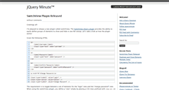 Desktop Screenshot of jqueryminute.com